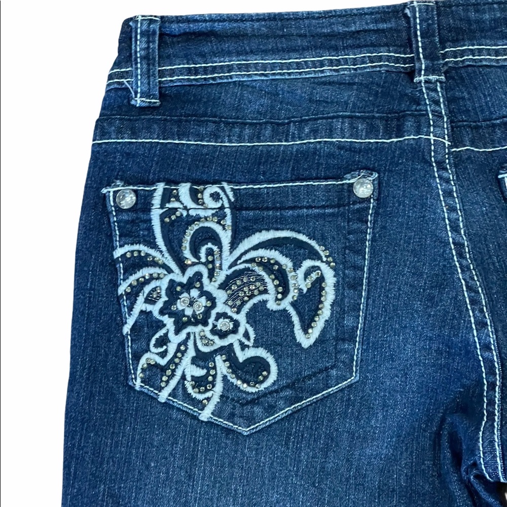 Red Rivet Jeans Size 3 in Juniors - Picture 6 of 6